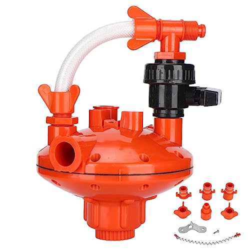 Uplory Automatischer Tränke-Wasserleitungsregler, Druckmaterial-Zufuhrkartenanschluss, automatisches Doppelrohr-Druckminderventil aus Kunststoff (Outlet Type Pressure regulating Valve) von Uplory