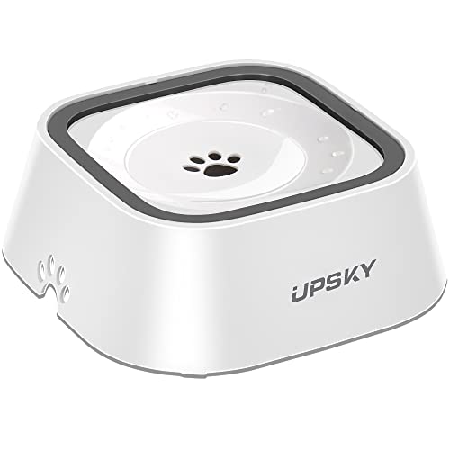 UPSKY Hundenapf Hund Wassernapf Kein Verschütten Haustier Wassernapf Kein Tropfen Langsamer Wasserspender Hundenapf Rutschfester Haustier Wasserspender 992.2 g Langsamer Trinknapf für Hunde und Katzen von Upsky