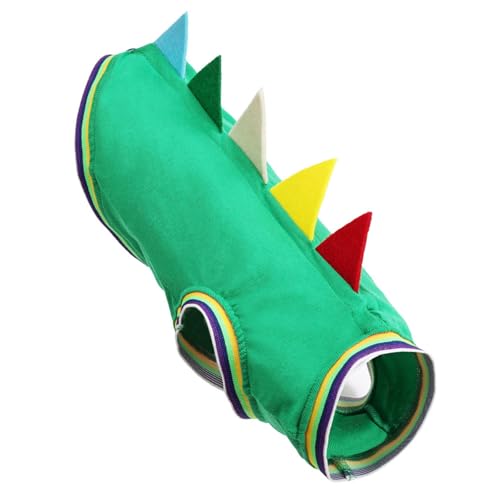 Hundekostüm mit Dinosaurier-Motiv, bequem, 2 Beine, leicht zu tragen, Cosplay-Kleidung für Dackel, Winter, Wärme, atmungsaktiver Hundepullover Hundekostüm mit Dinosaurier-Motiv, bequem, 2 Beine, leicht zu tragen, Cosplay-Kleidung für Dackel, Winter, Wärme, atmungsaktiver Hundepullover von Uqezagpa