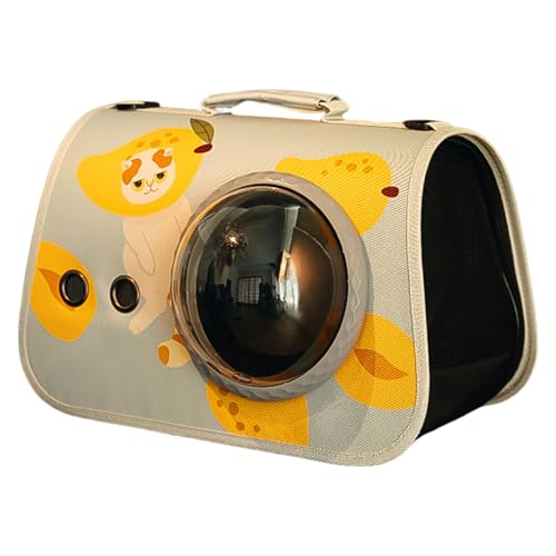 Uqezagpa Durchlässige Katzentragetasche, transparent, Katzenkäfig, tragbare Haustiertasche, klare Katzen für bequeme Haustierreisen Uqezagpa Durchlässige Katzentragetasche, transparent, Katzenkäfig, tragbare Haustiertasche, klare Katzen für bequeme Haustierreisen von Uqezagpa
