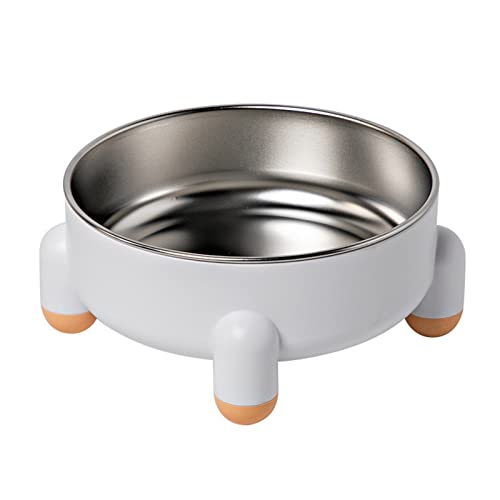 Uqezagpa Edelstahl Katzennapf Katze Futternapf Hundenapf Haustier Futternapf Skid Pet Bowl Hund Wassernapf Rutsch Hund von Uqezagpa