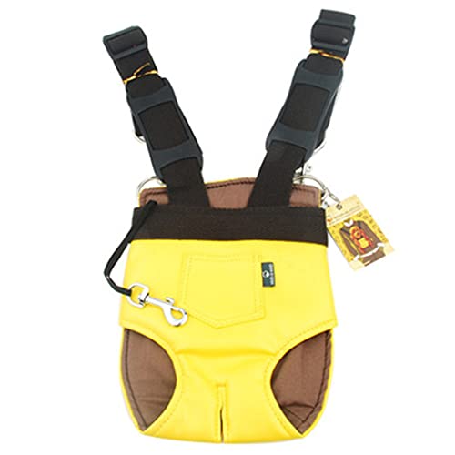 Uqezagpa Haustier-Tragetasche für Hunde und Katzen, verstellbare Hundefront für die Tragetasche, Beine, Schulterpolster, Rucksack, Outdoor-Reisen von Uqezagpa