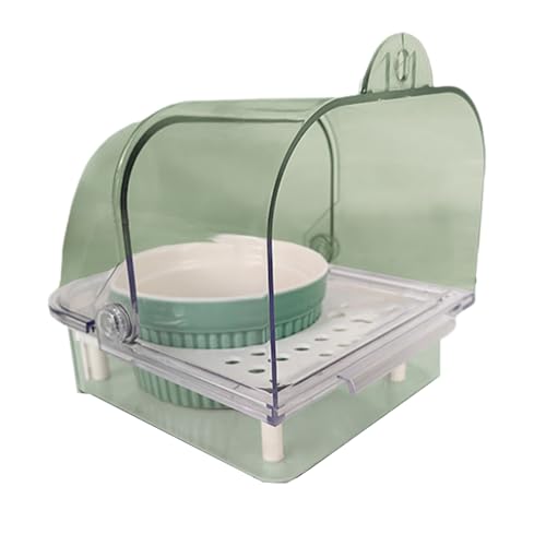 Vogelbadewanne für Haustiere, Papageien-Badewanne mit unterer Schublade, für Wellensittiche, Nymphensittiche, Lovebirds Vogelbadewanne für Haustiere, Papageien-Badewanne mit unterer Schublade, für Wellensittiche, Nymphensittiche, Lovebirds von Uqezagpa
