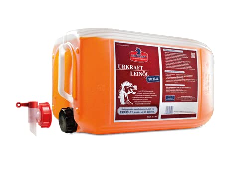 Urkraft Leinöl Spez. 25L mit Auslaufhahn 100% Leinöl von Urkraft