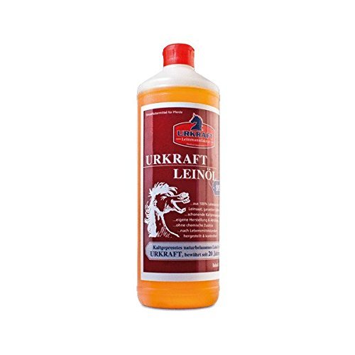 Urkraft-Leinöl-Spezialfür Pferde und Ponys, 1000ml von Urkraft