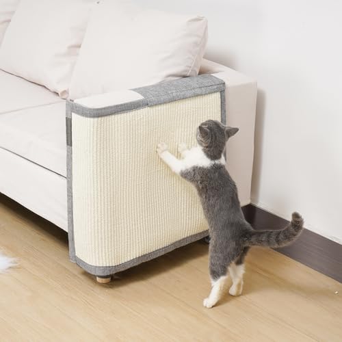 Uross natürlicher Sisal-Katze-Couch-Schutz-Katze-Kratzer-Möbel-Schutz- Couch-Schutz von den Katzenkrallen, Anti- Couch-Eck-Sofa-Schutz-Möbel-Kratz-Guards für Katzen - Links von Uross