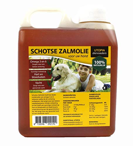 Utopia diertotaal 1 LTR Schotse zalmolie Naturel von UTOPIA