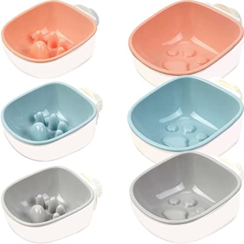 Uvaire 6 Haustiernäpfe Katzenfutternapf Kleine und mittelgroße Hundenapf Hund Hängend Anti-Choking Bowl von Uvaire