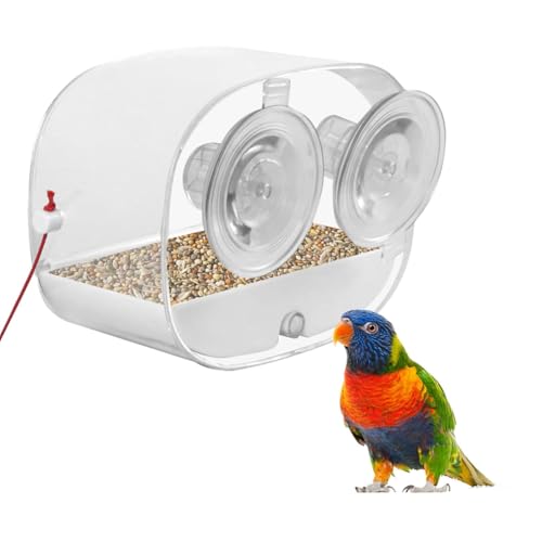 Uxsjakjsd Perfekt für Garten, Garten und Ältere Aussicht, Leicht zu Blockierter Vogelhaus im Freien, Verstärkter Sauggriff, Vogelbeobachtung Nach Katzen zu Beobachten Uxsjakjsd Perfekt für Garten, Garten und Ältere Aussicht, Leicht zu Blockierter Vogelhaus im Freien, Verstärkter Sauggriff, Vogelbeobachtung Nach Katzen zu Beobachten von Uxsjakjsd