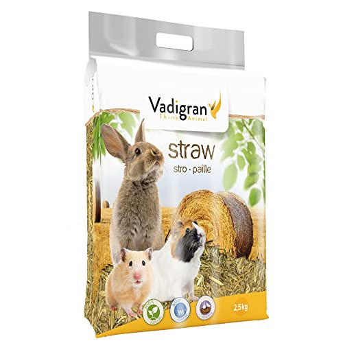 VADIGRAN Vadibed Strohhalm, für Kleintiere, 75 l, 2,5 kg von VADIGRAN