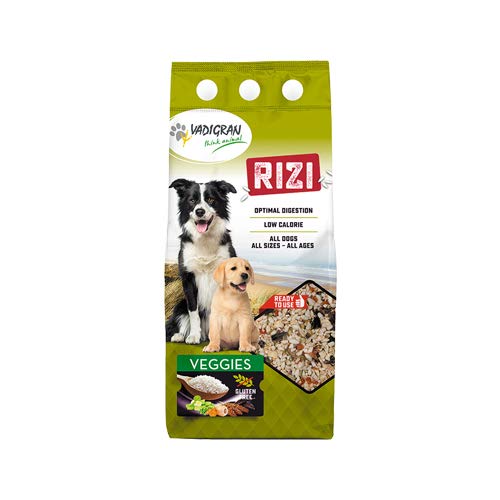 Vadigran Rizi Veggies Snacks für Hunde, Puffreis + Gemüse, 4,5 kg von VADIGRAN