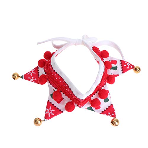 Albtraumdekorationen Hund Katze Weihnachtskostüm Urlaub Welpenhalsband Kleines Welpenhalsband Weihnachten Hundehalsband Schal Für Haustierkostüme Dog Outfits Lieferungen Hündchen von VALICLUD