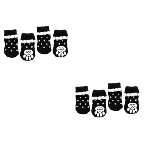 VALICLUD 2st Hundepfoten Socken Hundesocken Welpenpfote Haustier Warme Socken Hundepfotenabdeckung Bedruckte Socken Hundepfote Schnee Traktionssocken Für Hunde Wintersocken Spitze von VALICLUD