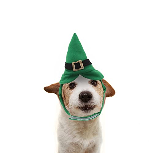 VALICLUD Grüner Hundehut Katzengeburtstagsmütze Hunde Weihnachtskostüme Welpe Irischer Hut Haustier Verkleiden Sich Kostüm Hundegeburtstagsmütze Mini-kobold-Hut Weihnachten Kind Hundemütze von VALICLUD