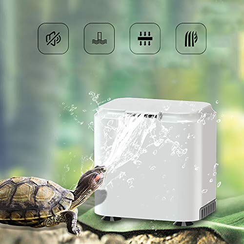 VANSUKY AC230V Wassermangelfilter für Schildkröten (1.5 cm), Pumpe für Schildkröten- und Reptilienbecken reinigen (EU-Plugin) von VANSUKY