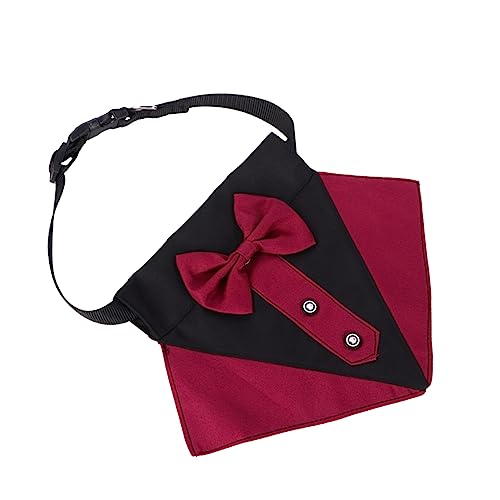 VANZACK 1 Satz Haustier-Lätzchen Dog Bandana hundekleidung Dog Clothes Dog hundehalsband Hundebandana Kragen Leckereien für Hündchen und Köter Bandana für Hund Haustierbedarf Baumwolle von VANZACK