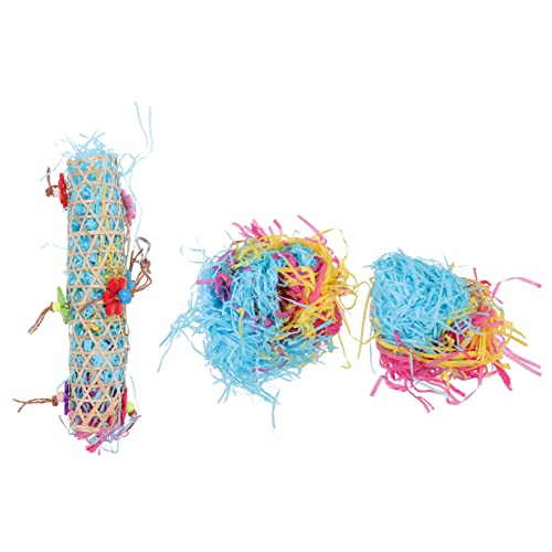 VANZACK Spielzeug Für Vögel Vogel Kauspielzeug Set Vogel Futtersuche Puzzle Interaktives Zerkleinerungsspielzeug Für Papageienkäfig VANZACK Spielzeug Für Vögel Vogel Kauspielzeug Set Vogel Futtersuche Puzzle Interaktives Zerkleinerungsspielzeug Für Papageienkäfig von VANZACK