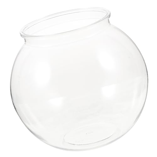 VANZACK 1 Stück Runder Kunststoff Aquarium für Kleine Fische Transparentes Desktop Terrarium für Mikro Landschaften für Wohnzimmer VANZACK 1 Stück Runder Kunststoff Aquarium für Kleine Fische Transparentes Desktop Terrarium für Mikro Landschaften für Wohnzimmer von VANZACK