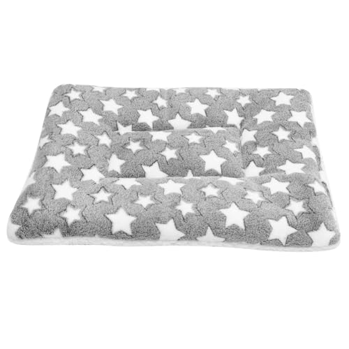 VANZACK 1Stk Haustiermatte Dicke Flanell-Haustierunterlage Katze schlafmatte Animal Polster pet Heating pad Katzen Matte katzenbett Bodenbelag für Haustiere einfache Hundematte Grey von VANZACK