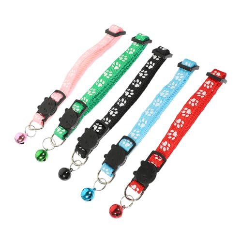 VANZACK 25 STK Katzenhalsband Hundehalsband Für Welpen Haustierhalsband Mit Glöckchen Halsring Für Haustiere Zierhalsband Für Haustiere Foto-Requisite Halskette Nylon Einstellbar Schnalle von VANZACK