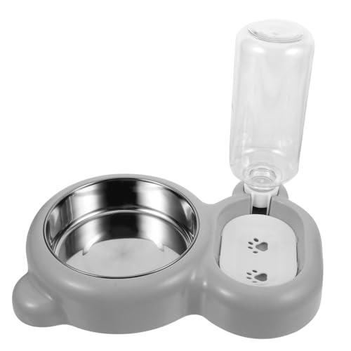 VANZACK 2St Futternapf für Haustiere Katzennäpfe Hundenäpfe edelstahlschüsseln Stainless Steel Bowl Katzennapf Automatischer Wasserbehälter Futterspender für Katzen Panda von VANZACK