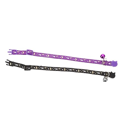 VANZACK 2St Haustierhalsband verstellbare Haustierhalskette Hund leucht pet Supplies tischleuchte reflektierendes Katzenhalsband Verstellbarer Katzenkreis einstellbar von VANZACK