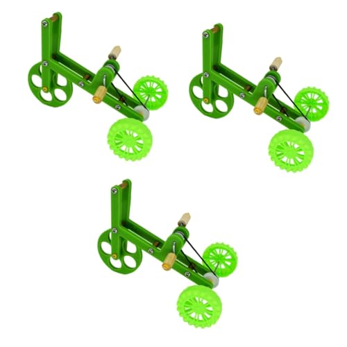 VANZACK 3 STK Papagei Fahrrad Nymphensittich Spielzeug Zubehör Fuß Fahrrad Spielzeug Bird Toys Mini-Spielzeug Mini-Fahrrad Vogeltrainingsfahrradspielzeug Papagei Vogel Spielzeug Vogelkäfig von VANZACK