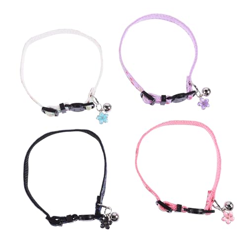 VANZACK 4 Stück Katzenhalsband Halsband für kleine Hunde Welpenhalsband tierische bescherung Kitten Halsband eine Halskette Halsketten Haustierhalsband Haustier Krawatten frisch von VANZACK