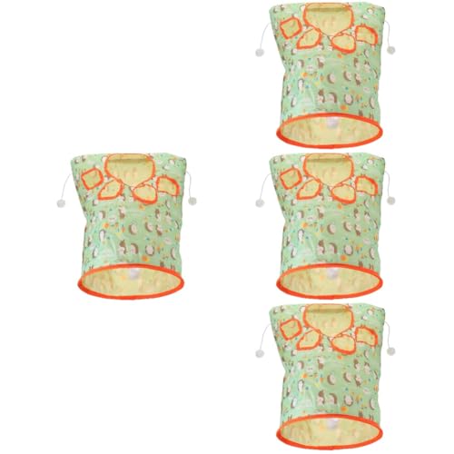 VANZACK 4 Stücke Katze Spirale Tunnel Spielzeug Interaktive Für Haustier Tunnel Tasche Komfortable Kätzchen Tunnel Für Home von VANZACK