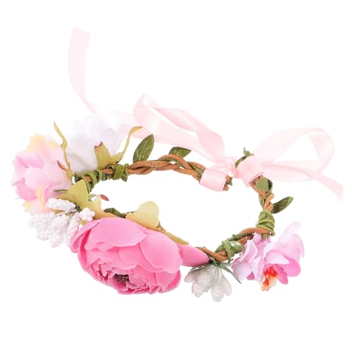 VANZACK 5St Haustierhalsband verstellbares Hundehalsband Halskette Halsketten eine Halskette Kätzchenhalsband Blumen Katzenhalsband Rosa Zubehör Schal Kleidung schmücken Stoff von VANZACK