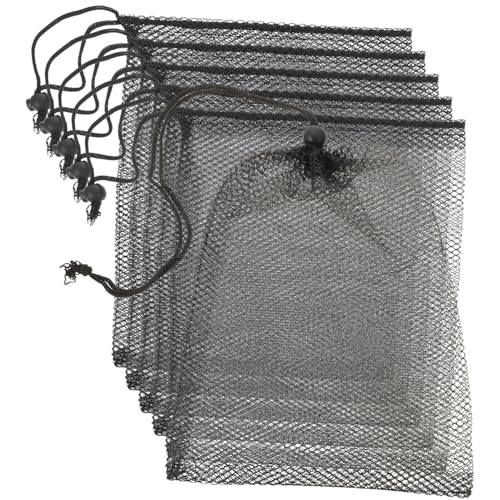 VANZACK 6 Stück Aquarium Filterbeutel Grobe Filtermatte Für Aquarienfilter Wasserdurchlässige Netzbeutel Zur Effektiven Wasserfiltration Ideal Für Innenfilter Und Teichanwendungen von VANZACK