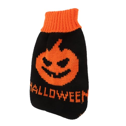 VANZACK Kleider Halloween-Hundepullover dehnbarer Welpen-Pullover hundekostüm Hunde kostüm Jacke Haustier Winterpullover für Hunde thermischer Welpenmantel Haushalt Strickwaren Welpenjacke von VANZACK