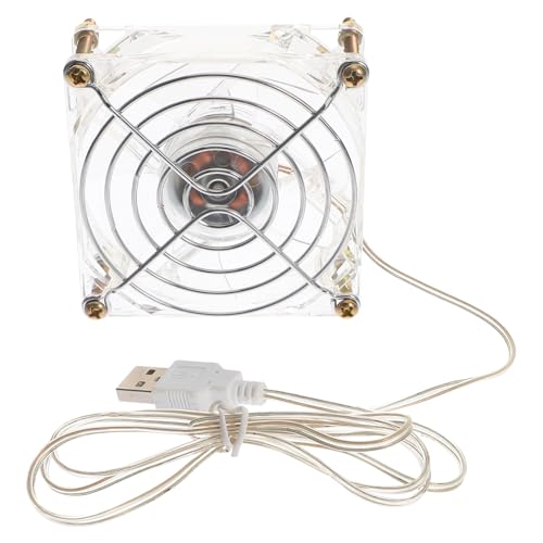 VANZACK Hamster-Kühlventilator Bunt Für Kleine Haustiere Sommer-Kühlventilator Acryl Meerschweinchenkäfig Kühlventilator Für Hamster Kaninchen Hunde Zubehör von VANZACK