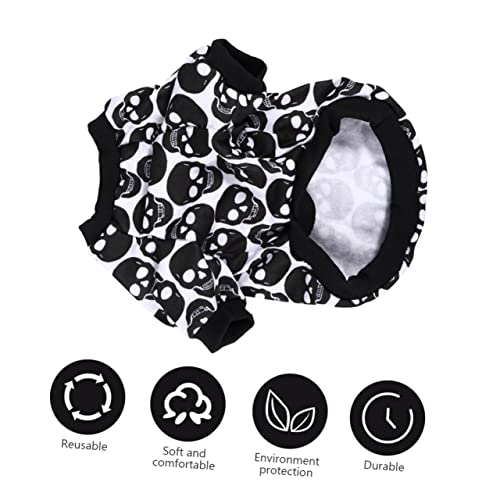 VANZACK Haustier -Skelett -Sweatshirt Halloween-Haustierhüllen Kostüm Hund Halloween Costume Halloween Kleidung Dog Coat Partykleidung für Haustiere Haustierkleidung Reine Baumwolle Black VANZACK Haustier -Skelett -Sweatshirt Halloween-Haustierhüllen Kostüm Hund Halloween Costume Halloween Kleidung Dog Coat Partykleidung für Haustiere Haustierkleidung Reine Baumwolle Black von VANZACK