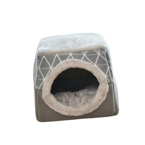 VANZACK Haustier Warmes Haustier-schlafbett Katzenzeltbett Kätzchenbett Hundezwinger-Pads Hundebox Matte Katzenhausbett Für Haustierbetten Matte Für Hunde Das Bett Faltbar von VANZACK