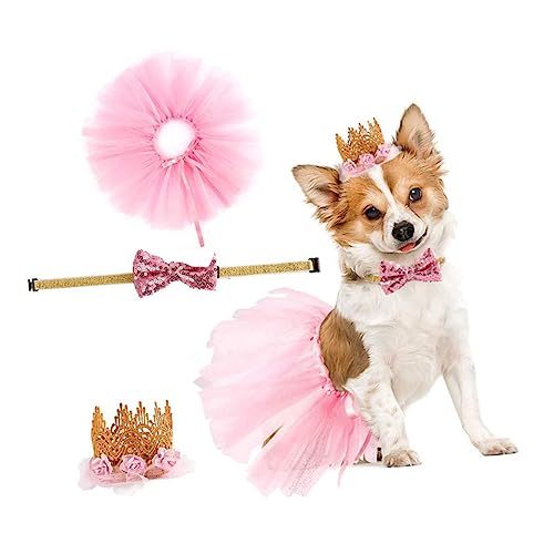 VANZACK Haustierbedarf Hundegeburtstagskrone Party Hundezubehör Für Große Hunde Binden Stichworte Hundekleid Zum Geburtstag Haustiere Geburtstags-Outfit Gießen Hundegeburtstagsrock Rosa VANZACK Haustierbedarf Hundegeburtstagskrone Party Hundezubehör Für Große Hunde Binden Stichworte Hundekleid Zum Geburtstag Haustiere Geburtstags-Outfit Gießen Hundegeburtstagsrock Rosa von VANZACK