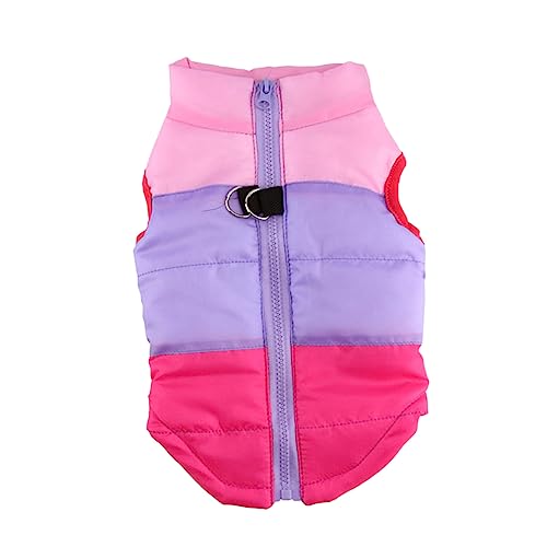 VANZACK Haustierkleidung Vlies Winterjacke Für Hunde Kalt Undurchlässig Abdeckung Gepolstert Wasser Fallen Winterbedarf Für Haustiere Weste Hunde Kostüm Warmer Haustiermantel Violett VANZACK Haustierkleidung Vlies Winterjacke Für Hunde Kalt Undurchlässig Abdeckung Gepolstert Wasser Fallen Winterbedarf Für Haustiere Weste Hunde Kostüm Warmer Haustiermantel Violett von VANZACK