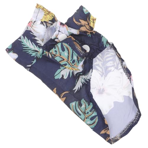 VANZACK Hawaiian Dog T Shirt für Kleine Atmungsaktives Sommerhemd Leichtes und Bequemes T Shirt für Haustiere für Strand und XXL Coconut Tree Design VANZACK Hawaiian Dog T Shirt für Kleine Atmungsaktives Sommerhemd Leichtes und Bequemes T Shirt für Haustiere für Strand und XXL Coconut Tree Design von VANZACK