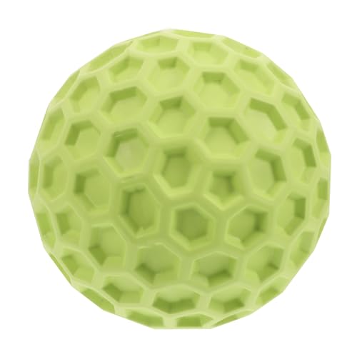 VANZACK Hundespielzeugball Hundespielzeug Quietschspielzeug Für Hunde Hund Interaktiv Zur Bereicherung Für Hunde Hundeball Mit Griff Haustier Welpenspielzeug Light Green Gummi von VANZACK