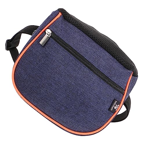 VANZACK Hundetraining Snacktasche Hochwertige Haustier Snack Behälter Große Kapazität Praktische Leckerli Tasche Für Welpen Und Hunde Blauer Gürtelbeutel Ohne Schüssel von VANZACK