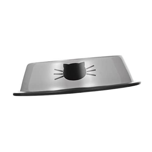 VANZACK Katzennapf aus Edelstahl edelstahlschüsseln Stainless Steel Bowl Hund frisst Futternapf für Welpen Katzennäpfe einwegrasierer Fressnapf für Haustiere Welpe rutschfest Teller von VANZACK