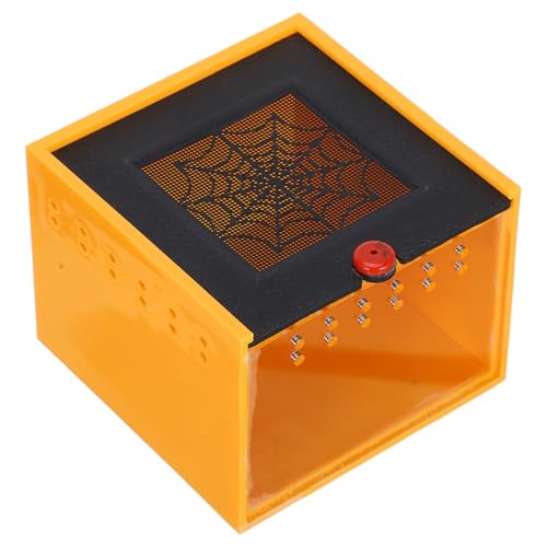 VANZACK Reptilien-Futterbox Acryl Schlangenzuchtbox Haustier-Terrarium Lebensraum Käfig Tragbarer Schildkröten-Transportbehälter Für Bartagame Spinne Gecko Orange von VANZACK