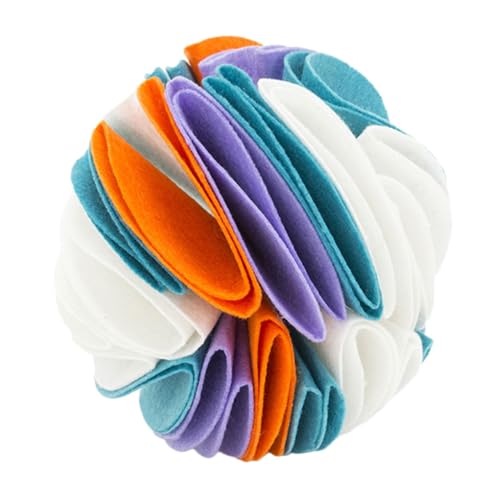 VANZACK Schnüffel Trainingsball für Hunde Interaktives Kauspielzeug aus Filz 15cm Langlebig und Sicher für Haustiere zur Stressbewältigung und Geistigen Anregung Futterspielzeug VANZACK Schnüffel Trainingsball für Hunde Interaktives Kauspielzeug aus Filz 15cm Langlebig und Sicher für Haustiere zur Stressbewältigung und Geistigen Anregung Futterspielzeug von VANZACK