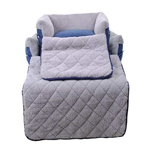 VANZACK Umgedrehter Hundehütte Hundebett, waschbares Hundebett drinnen Größe Decken hundebetten haustierbett Clamshell-Schlafsofa für Hunde Multifunktionaler Blue VANZACK Umgedrehter Hundehütte Hundebett, waschbares Hundebett drinnen Größe Decken hundebetten haustierbett Clamshell-Schlafsofa für Hunde Multifunktionaler Blue von VANZACK