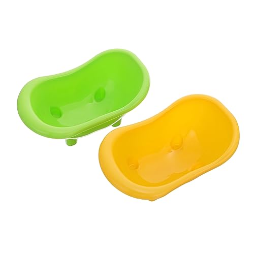 VANZACK Vögel Badewanne Parrot Shower Tub Für Kleine Vögel Kreative Vogelbadewanne Und Futterschale Ideal Für Sittiche Und Nymphensittiche + von VANZACK