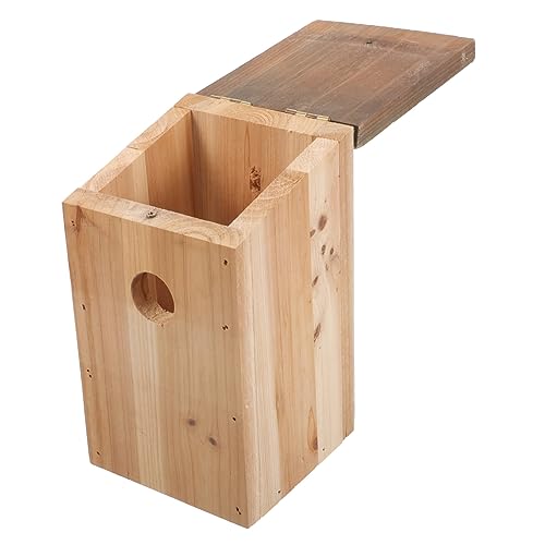 VANZACK Vogelhaus Outdoor Nistkasten Für Vögel Ideal Für Garten Und Balkon Hängendes Nest Für Kleine Vögel Naturliebhaber von VANZACK