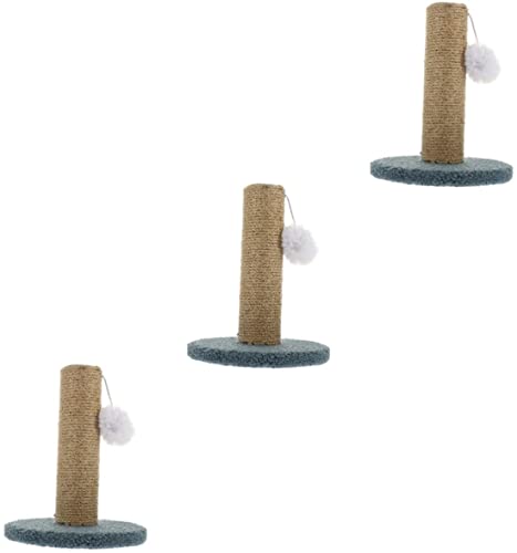 3pcs Katzen-Haustier-Spielzeug-Kletterspielzeug, Katzenspielzeug, süßes Katzenspielzeug, interaktives Katzenspielzeug, Katzenkratzer für Innenkatzen, das Katzen-Holzbrett, Flanell-Greifbrett von VARAKA