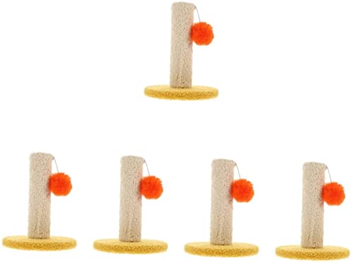 5pcs Katzenspielzeug Katzenspielzeug Kletterspielzeug Katzenspielzeug Interaktiver Spaß Katzenkratzbaum Holzbrett Flanell Katzenkratzbaum Die Katze von VARAKA