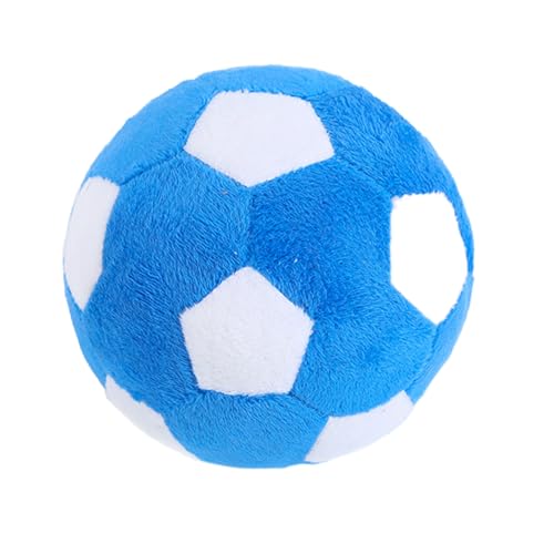 VARKAGE Hundespielzeug Fußball, Plüschtier Dog Toy Soccer Ball für Welpen und Kleine Hunde, Interaktives Training und Zahnen(12Cm) von VARKAGE