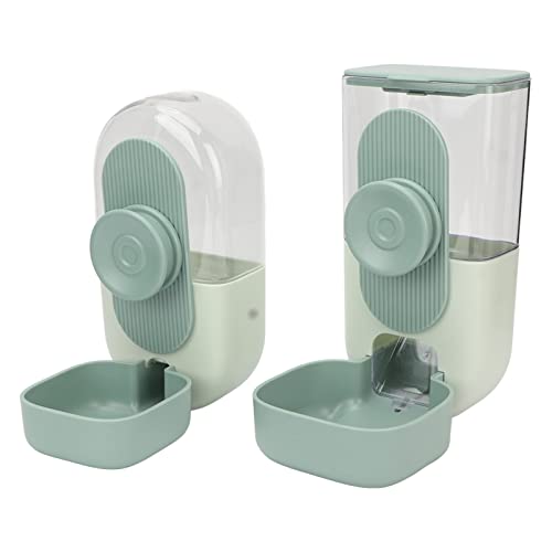 Hängender Automatischer Tierfutter-Wasserspender, 900 Ml, Auto-Schwerkraft-Haustier-Futterspender und Tränke-Set, Käfig, Katze, Hund, Futterstation, für Kaninchen, Chinchilla, von VBESTLIFE